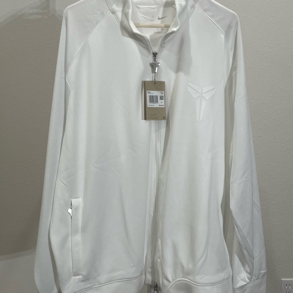 Nike Men's White Windbreaker Jacket